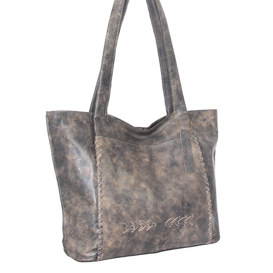 Wendy's Whip Stitch Tote in Grey