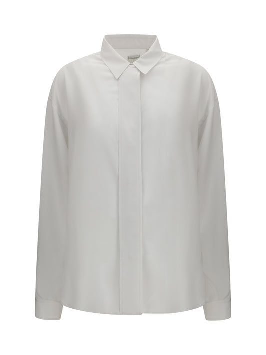 Long-Sleeve Shirt Amari Cloud White