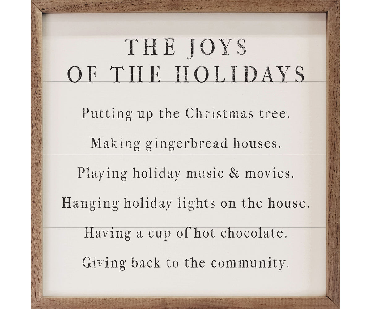 Kendrick Home The Joys Of The Holidays White