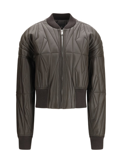 Leather Jacket Geocamo Dark Dust