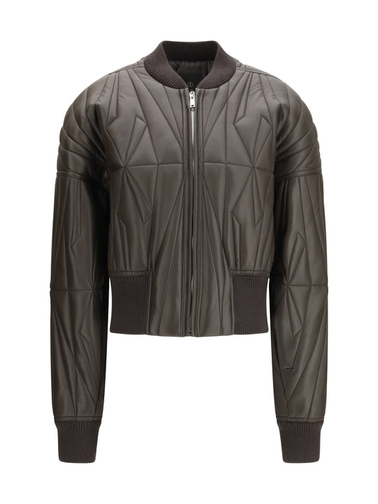 Leather Jacket Geocamo Dark Dust
