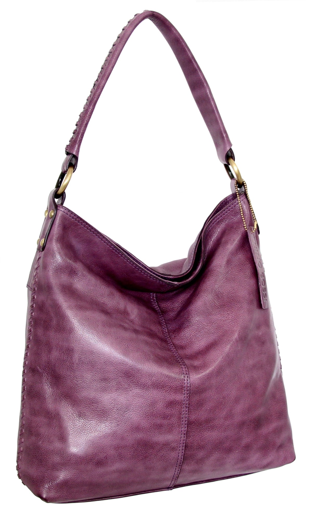 Nino Bossi Aislynn Leather Hobo - Viola