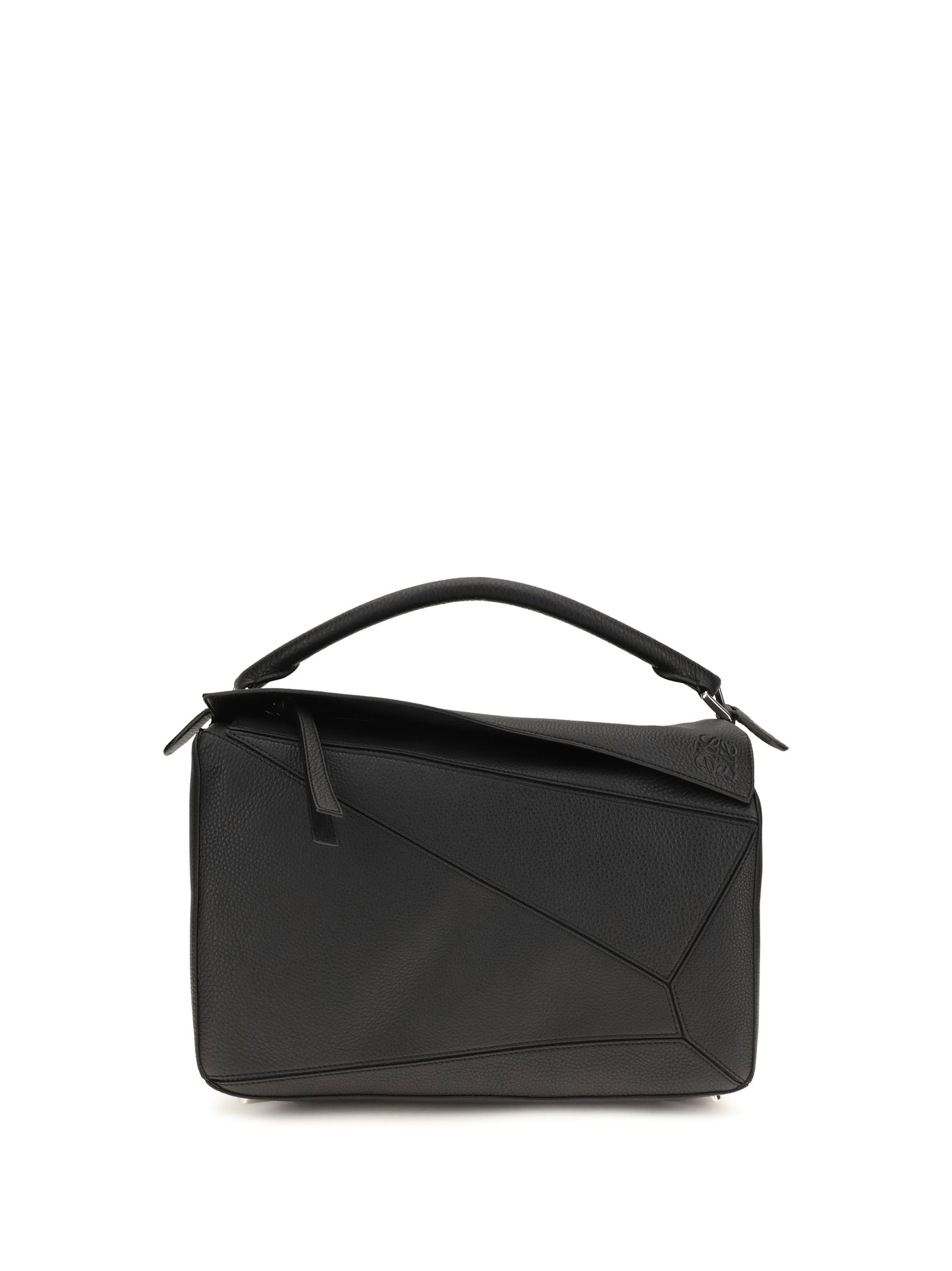 Handbag Puzzle Large Black Leather