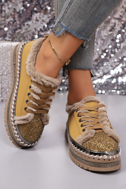 Threaded Pear Harper Lace Up Flat Shoes