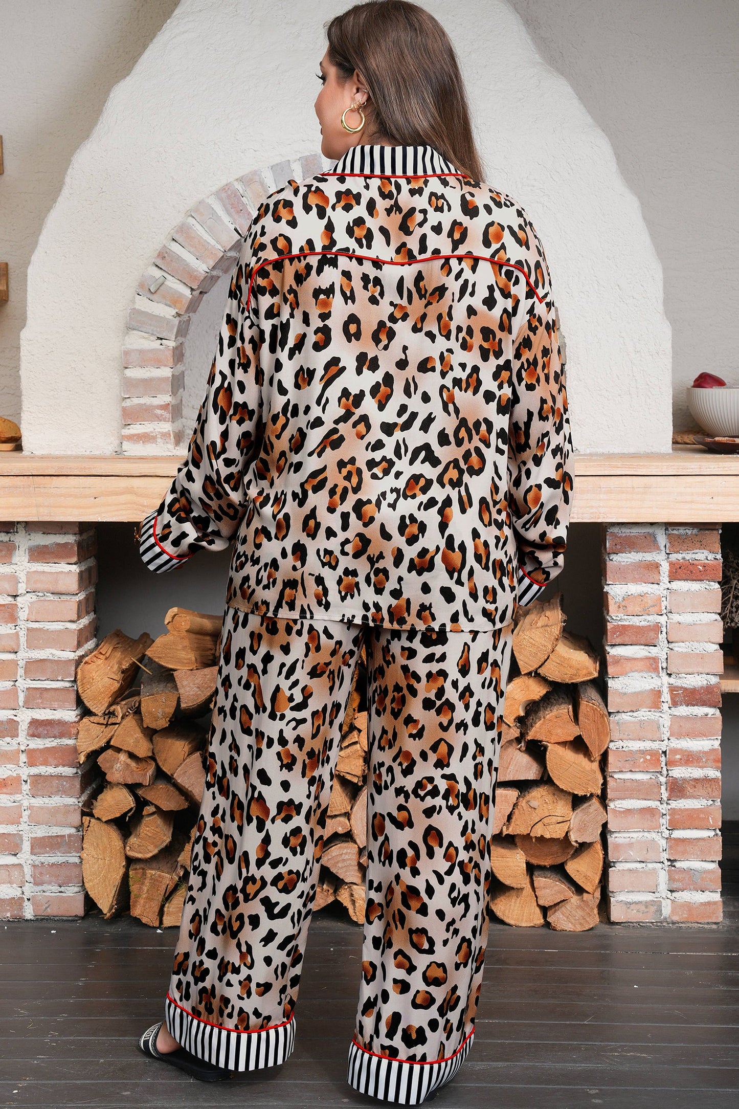 Threaded Pear Etta 2pcs Long Pajama PLUS Set