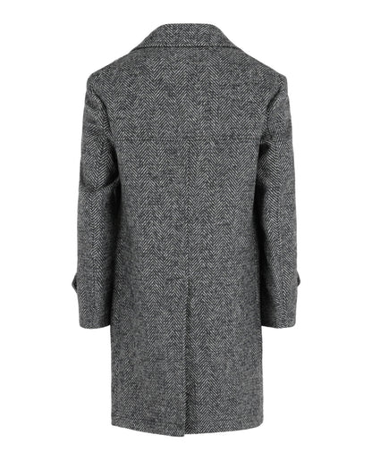 Slowear Monterdoro Herringbone Double-Breasted Coat