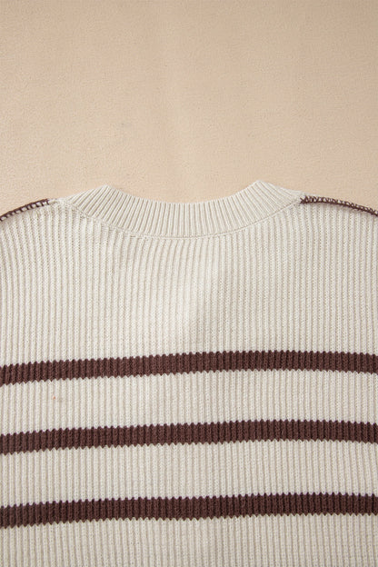 Threaded Pear Mckenzie Drop Shoulder Slouchy Sweater
