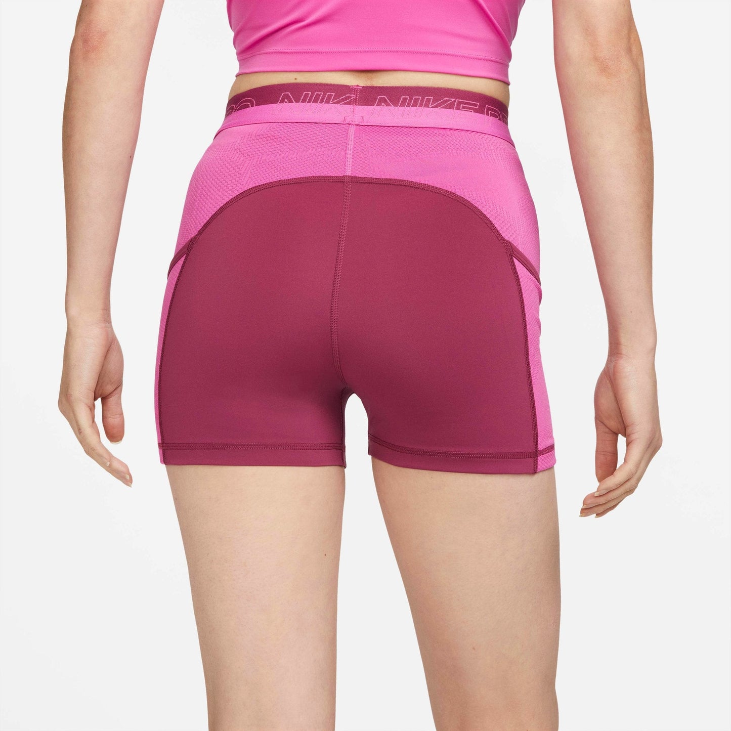 Nike Women's Pro High-Waisted 3" Training Shorts With Pockets