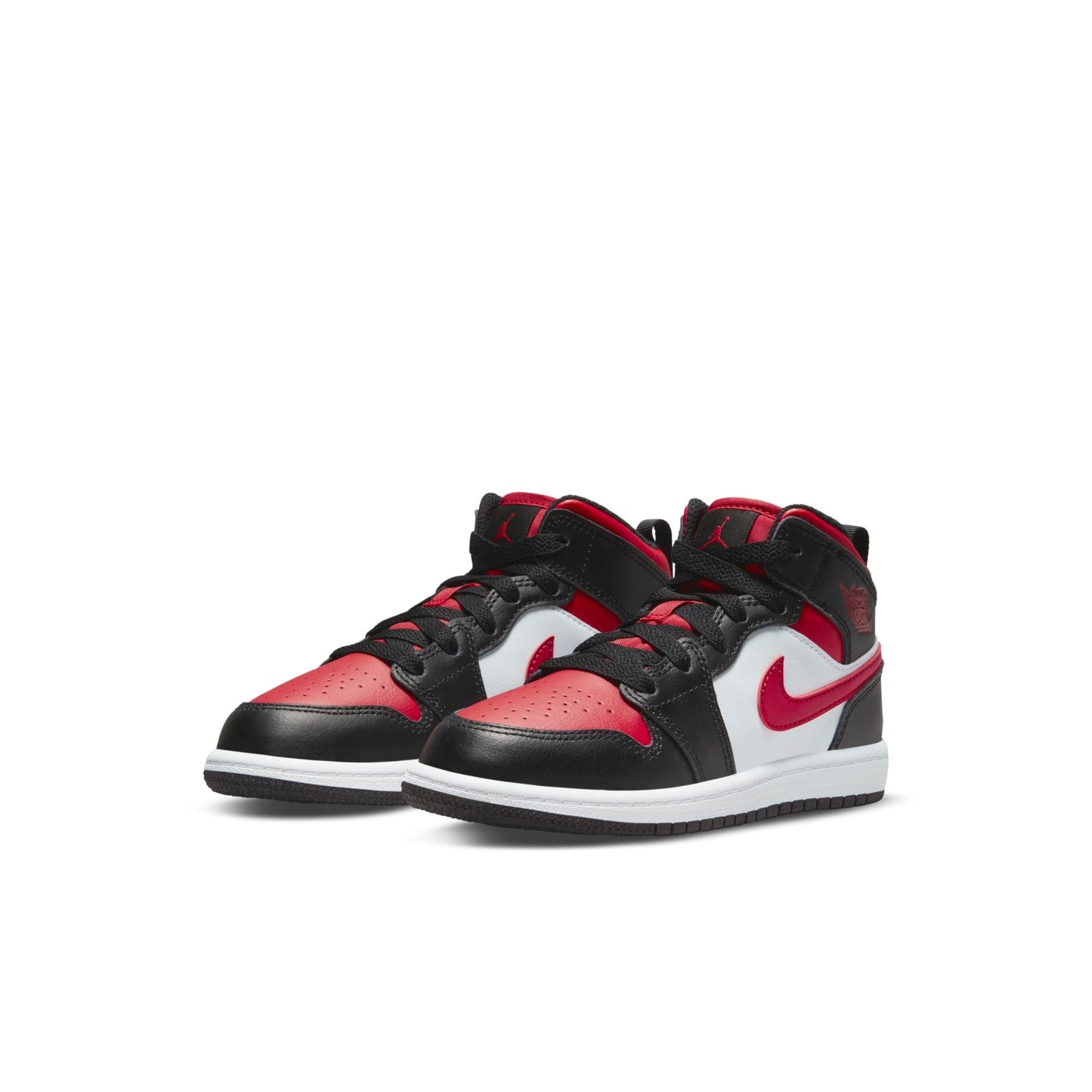 Preschool Air Jordan Retro 1 Mid (Ps) 'Fire Red'