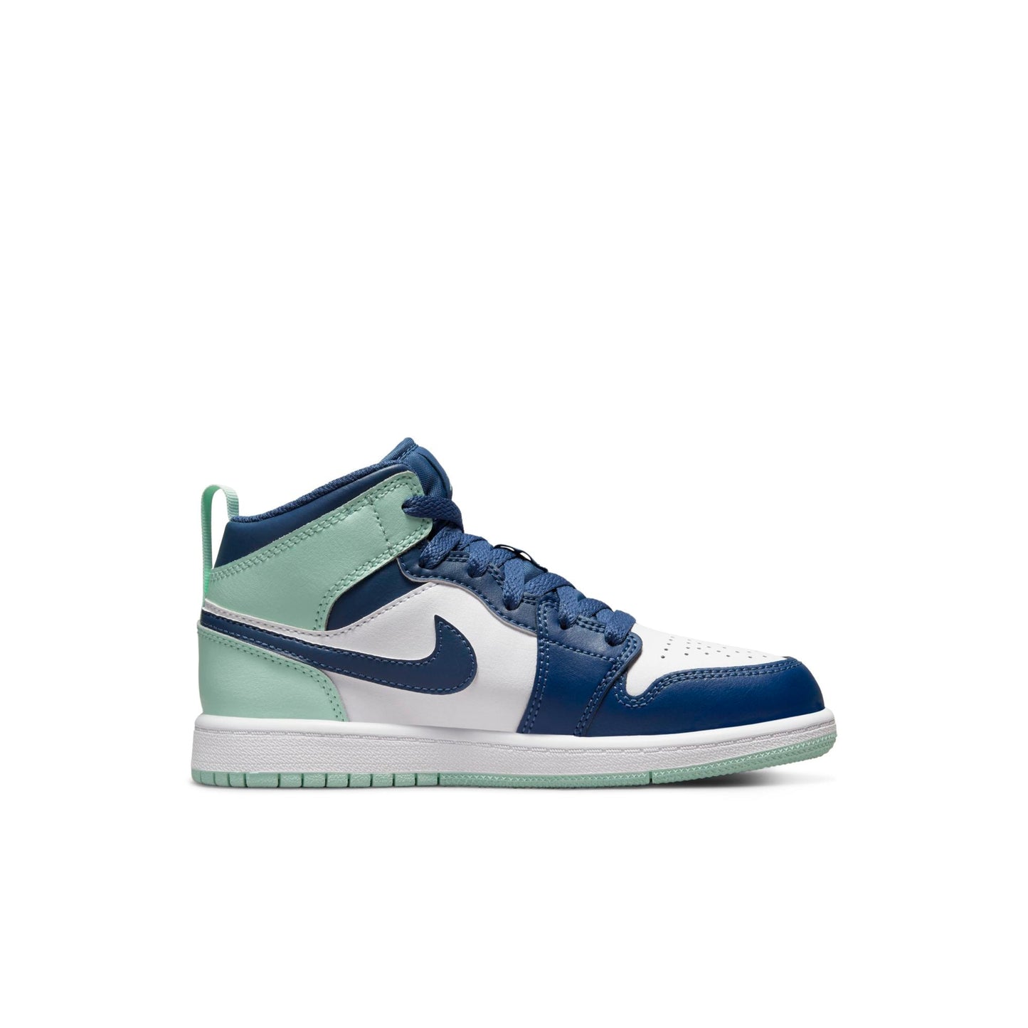 Preschool Air Jordan Retro 1 Mid 'Mystic Navy Mint Foam' (Ps)