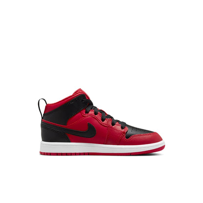 Air Jordan Preschool Retro 1 Mid 'Reverse Bred Ps' (Ps)'