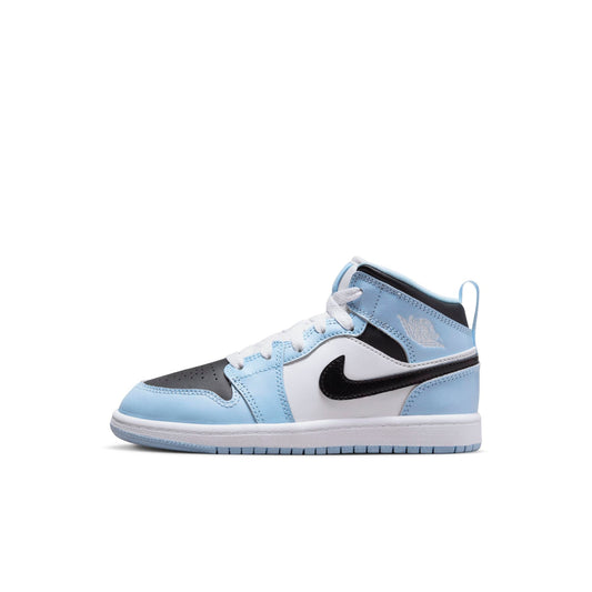 Preschool Air Jordan Retro 1 Mid (Ps) 'Ice Blue'