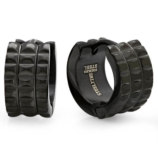 Punk Rock Studded Huggie Earrings
