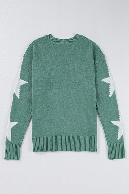 Threaded Pear Alani Star Pattern Sweater
