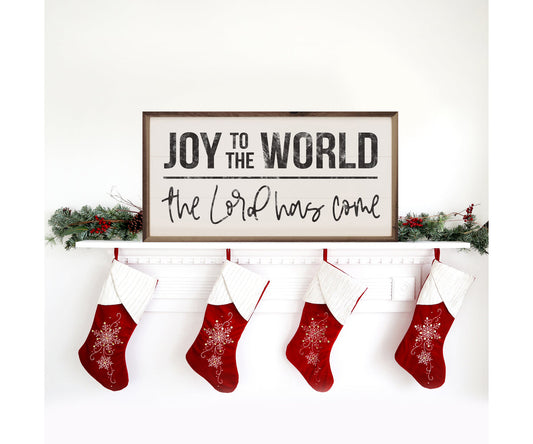 Kendrick Home Joy To The World The Lord Has Come White