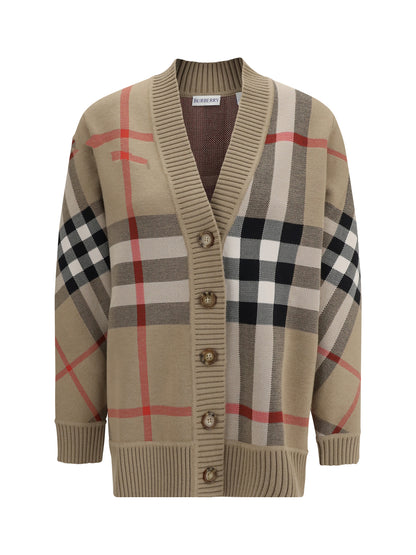 Wool Sweater Check Archive Beige