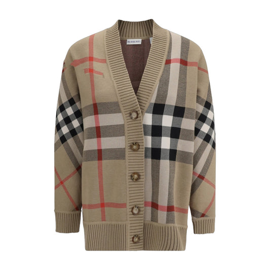 Wool Sweater Check Archive Beige