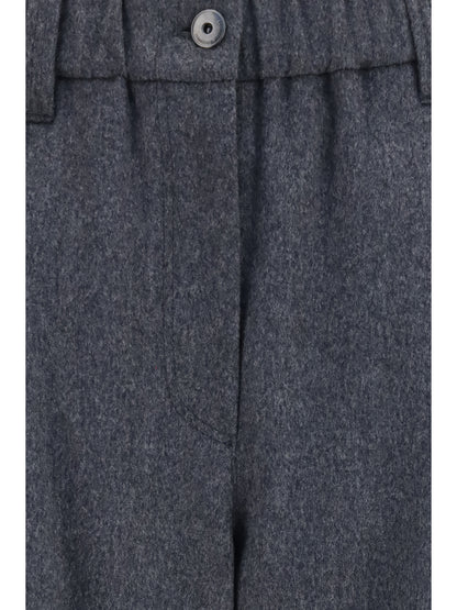 Pants Stretch Wool Anthracite