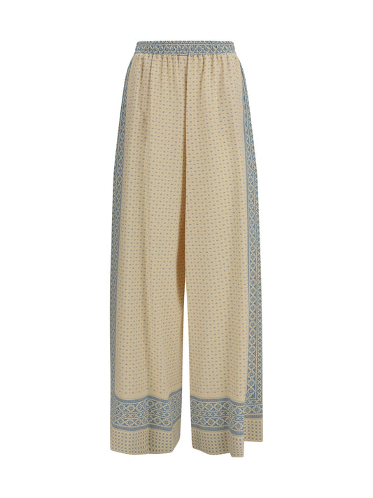 Pants Printed Silk