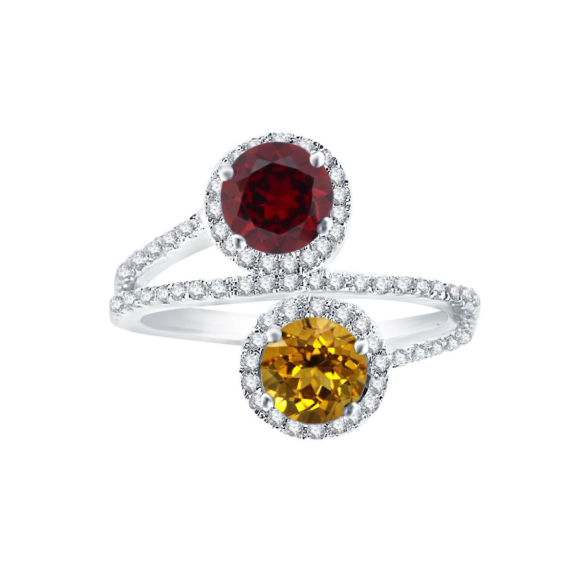 Yellow, Red, White-