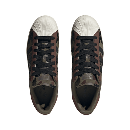 adidas Superstar Strata Men's Sneakers — Olive/Camo Suede