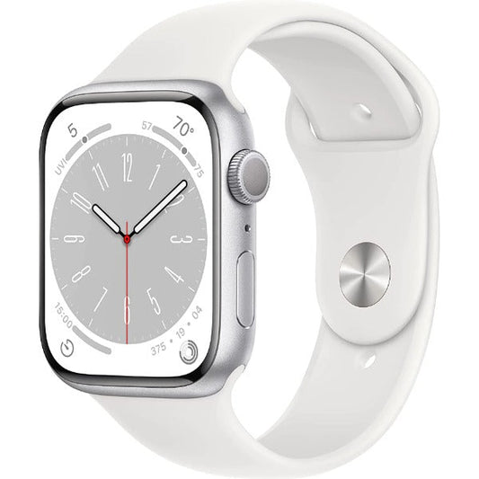 Apple Watch Series 8 41mm Gps Aluminum Silver + White Band 32gb HG2