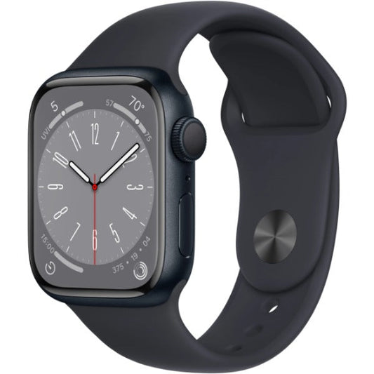 Apple Watch Series 8 41mm Gps + Cellular Aluminum Midnight + Midnight Sport Band 32gb KH2