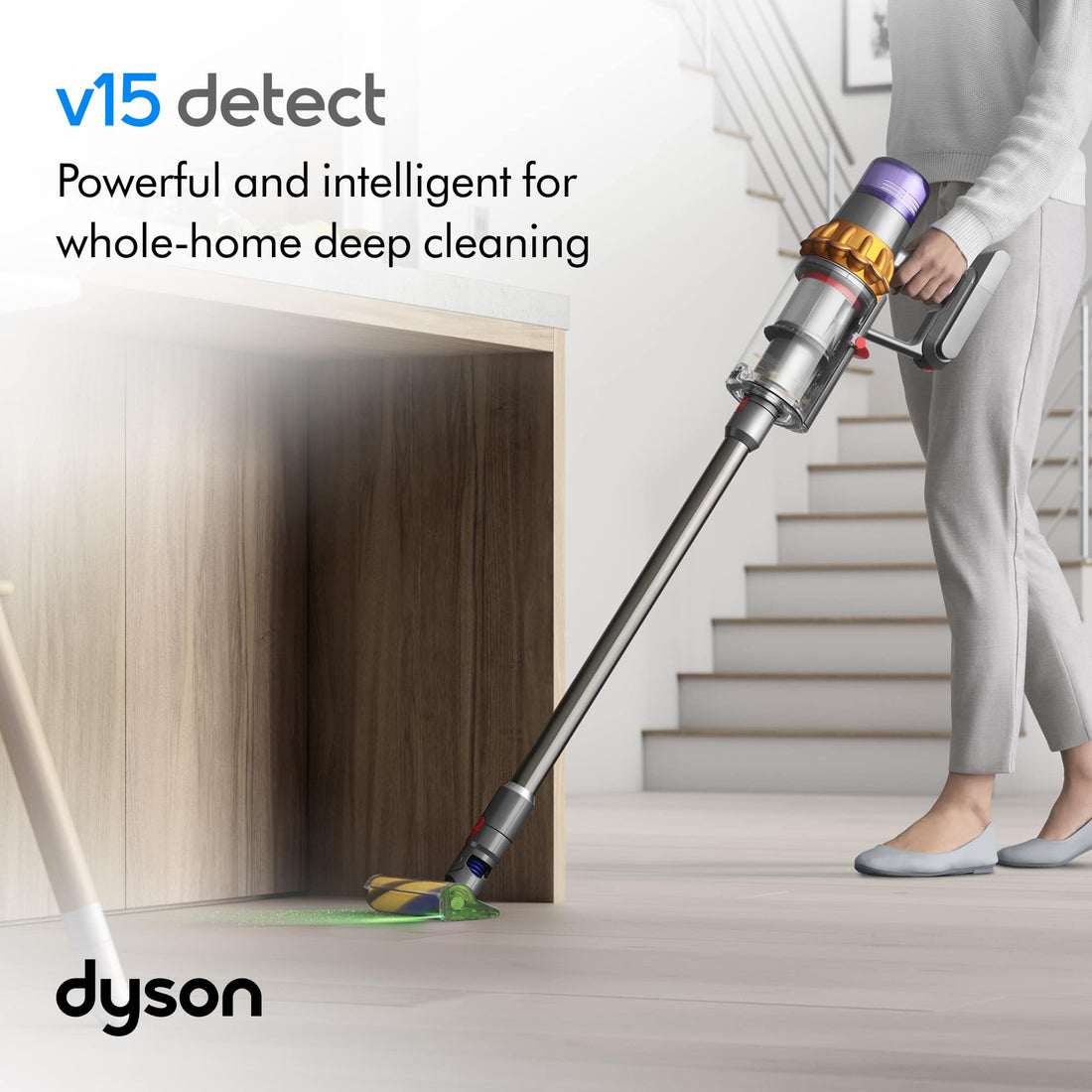Dyson V15 Detect Cordless Vacuum with 8 Accessories