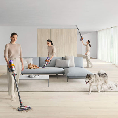 Dyson V15 Detect Cordless Vacuum With 8 Accessories Yellow/Nickel (Certified Refurbished)