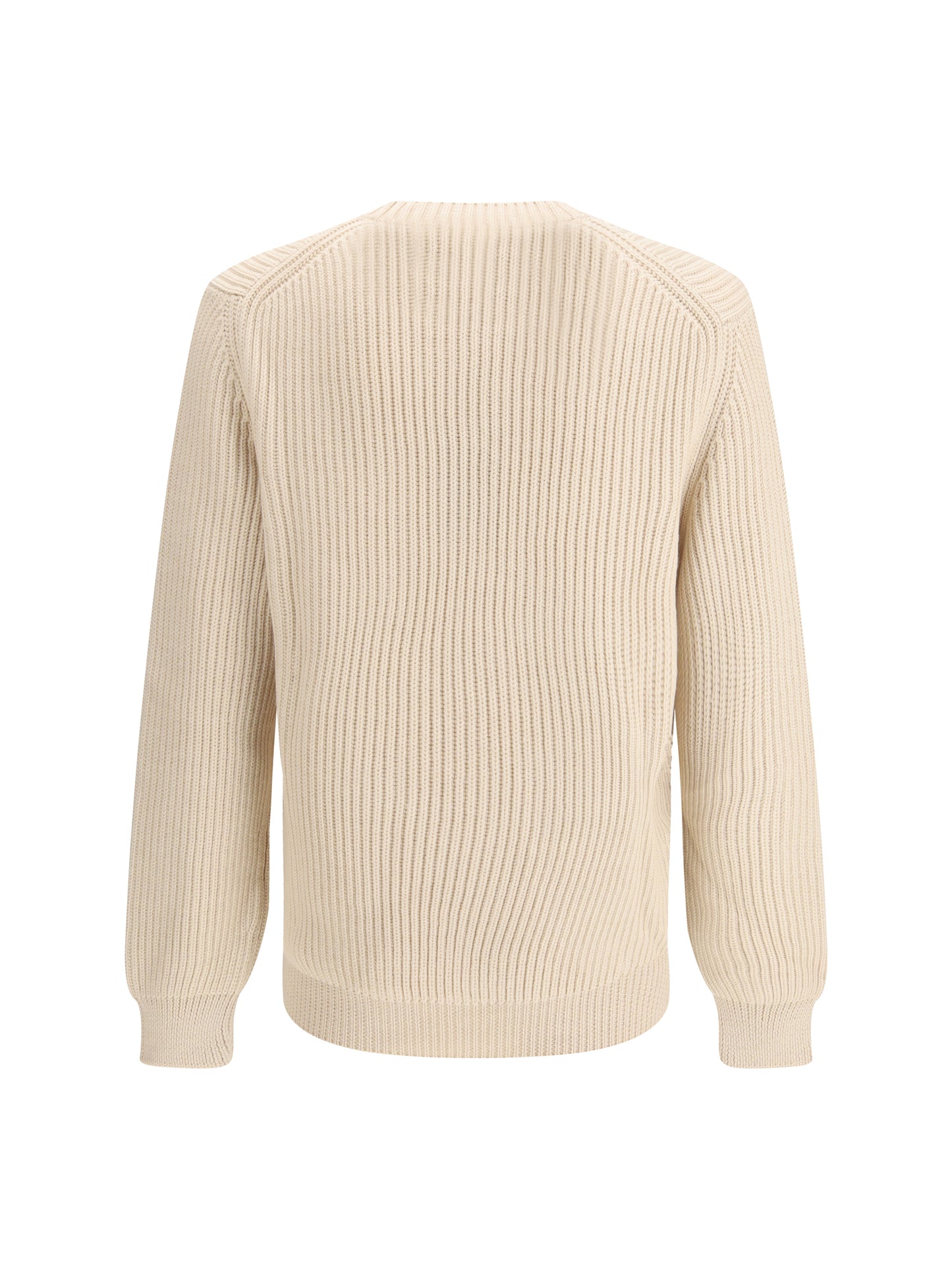 Crew-Neck Knit Warm Grey