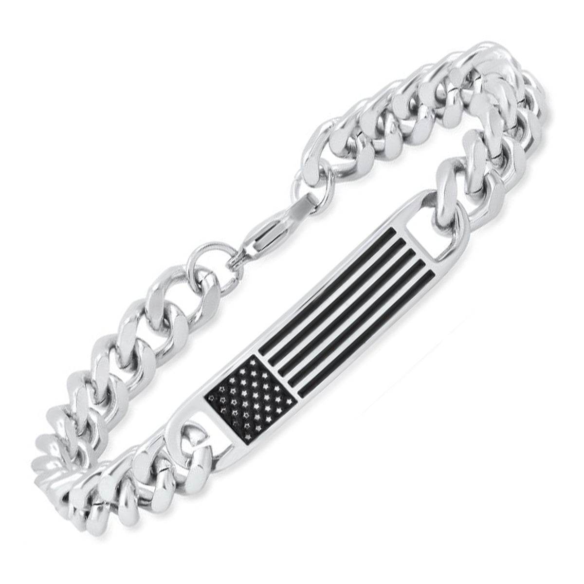 Monochrome Americana ID Bracelet