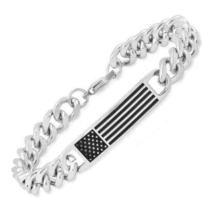 Monochrome Americana ID Bracelet