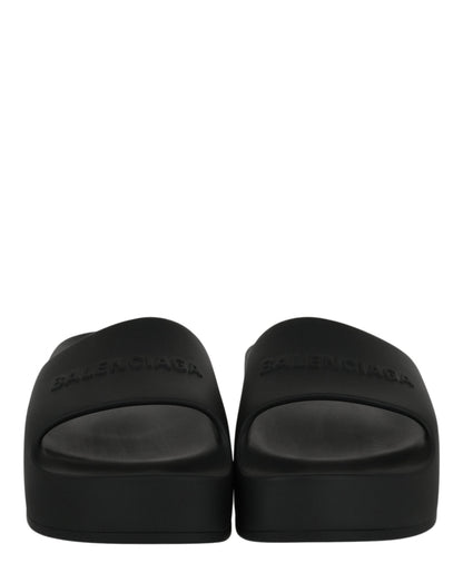 Balenciaga Chunky Logo Slide Sandals
