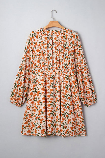 Threaded Pear Lauren Sleeve Babydoll Short PLUS Dress