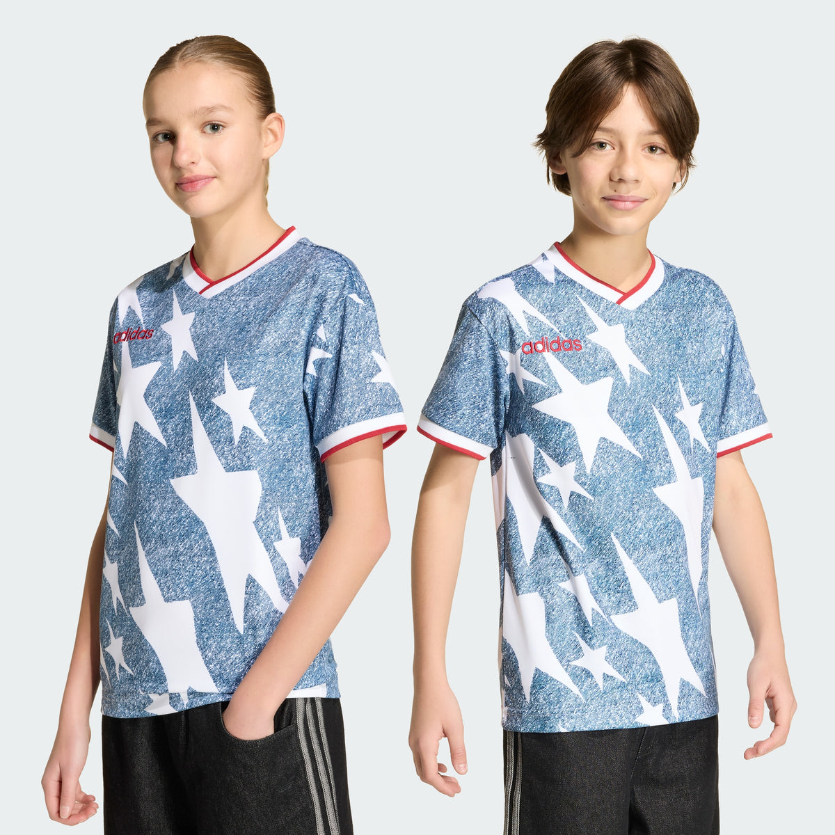 White / Dark Blue-