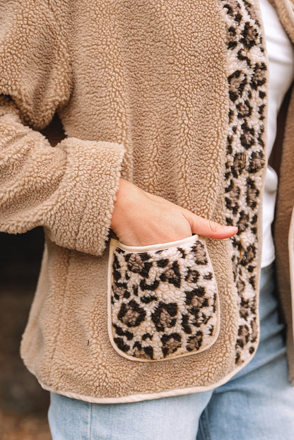 Threaded Pear Renaona Print accent Plush Jacket