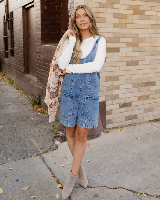 Jett Pocket Denim Romper