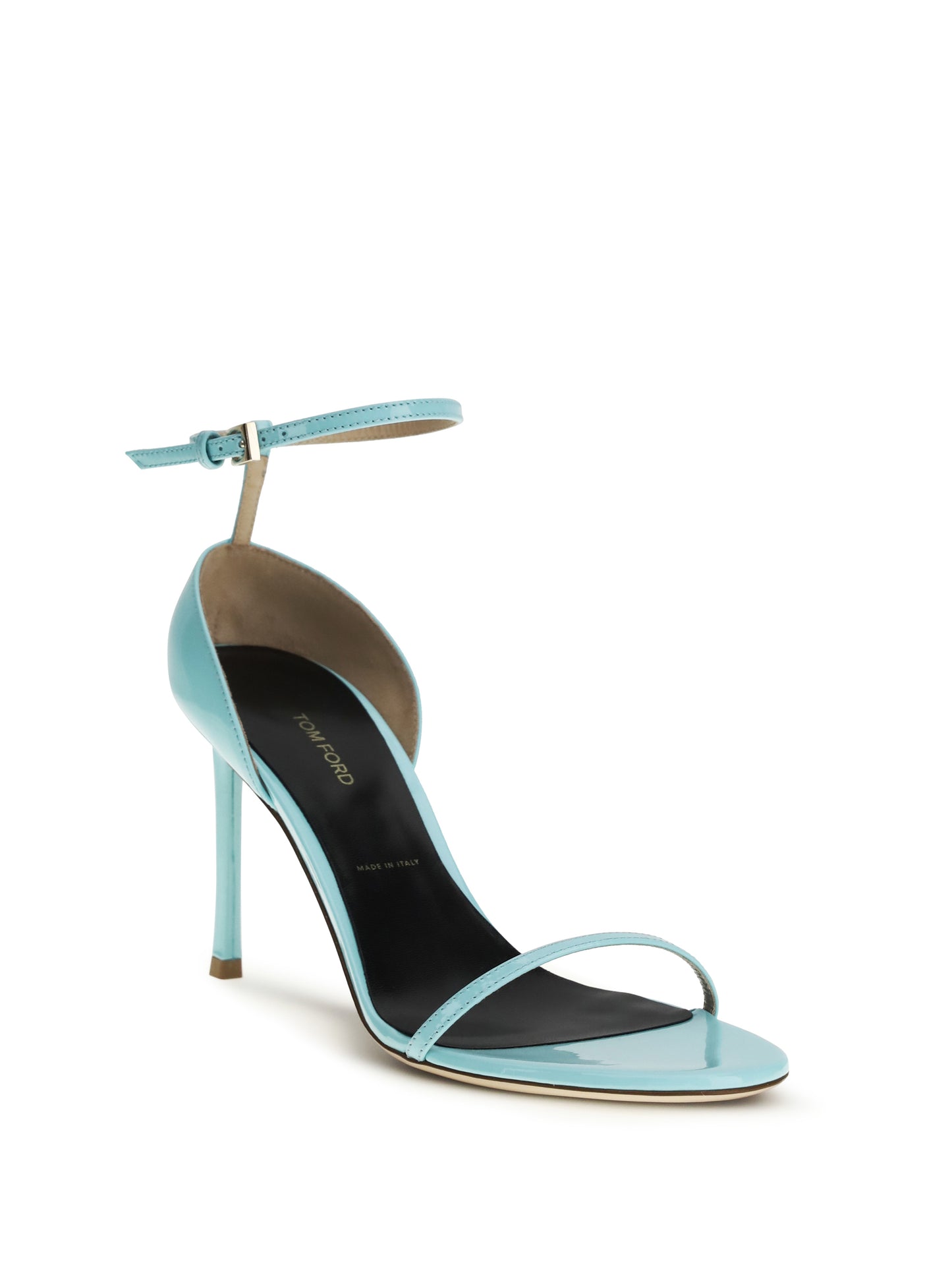 Sandals Vertigo Patent Leather Aqua