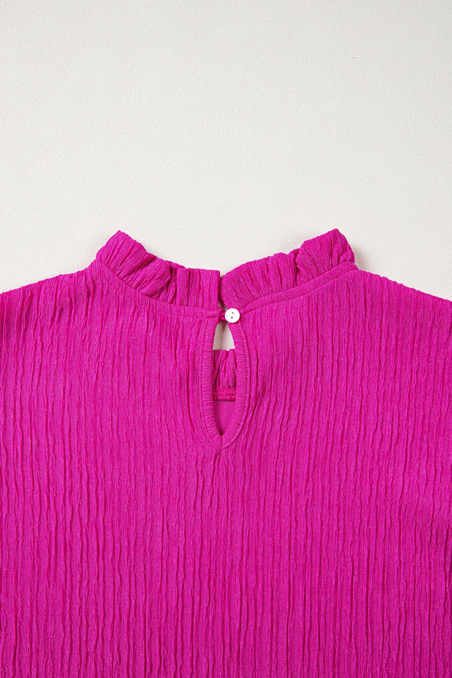 Threaded Pear Londyn Trim Short Sleeve Blouse