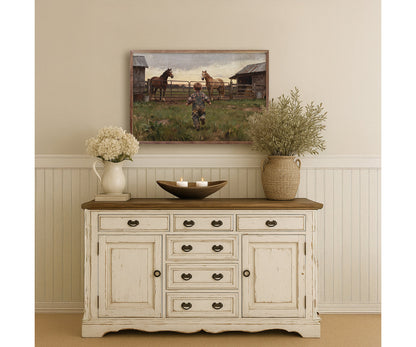 Kendrick Home A Boy And His Horses