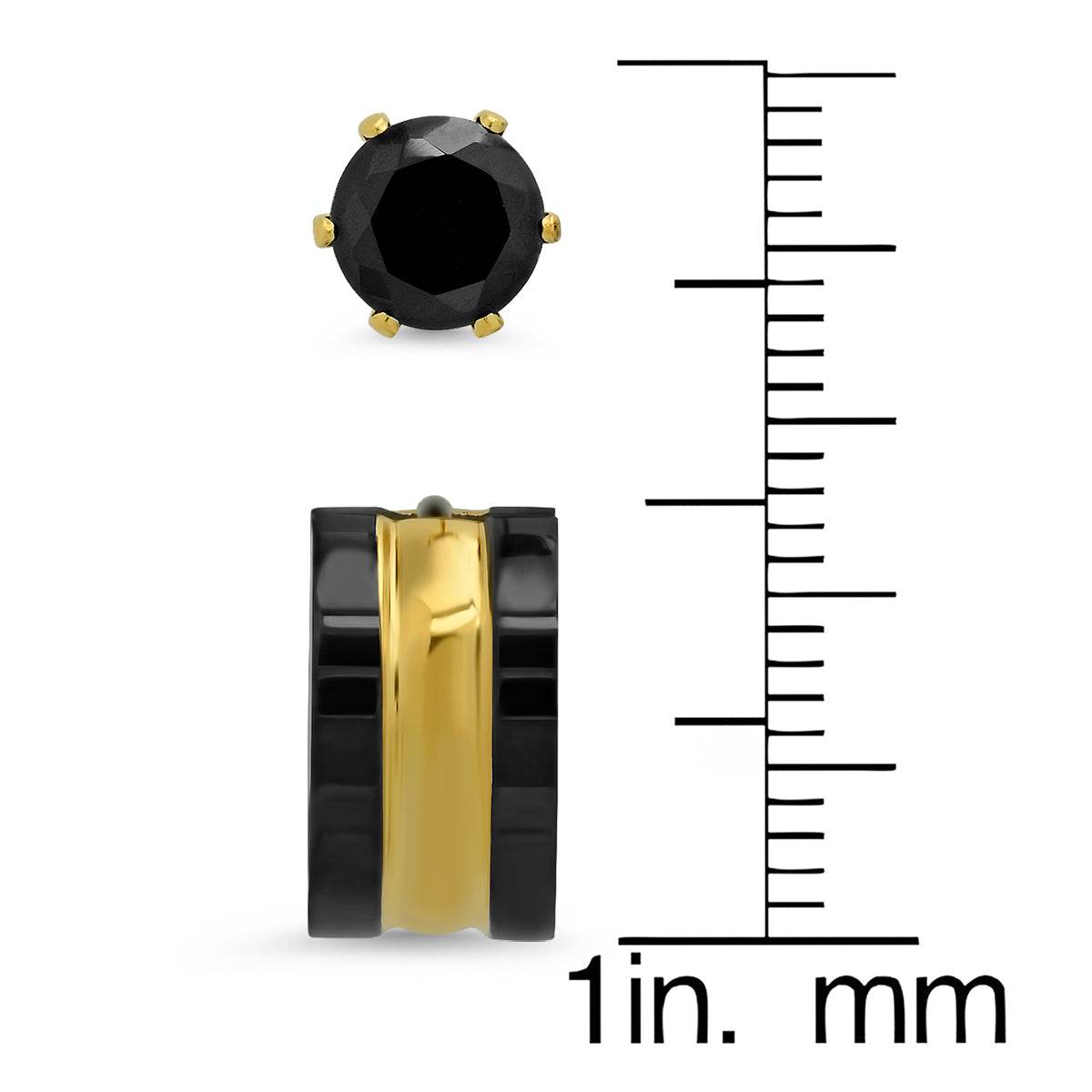 The Buzzkill Stud + Huggie Earring Set