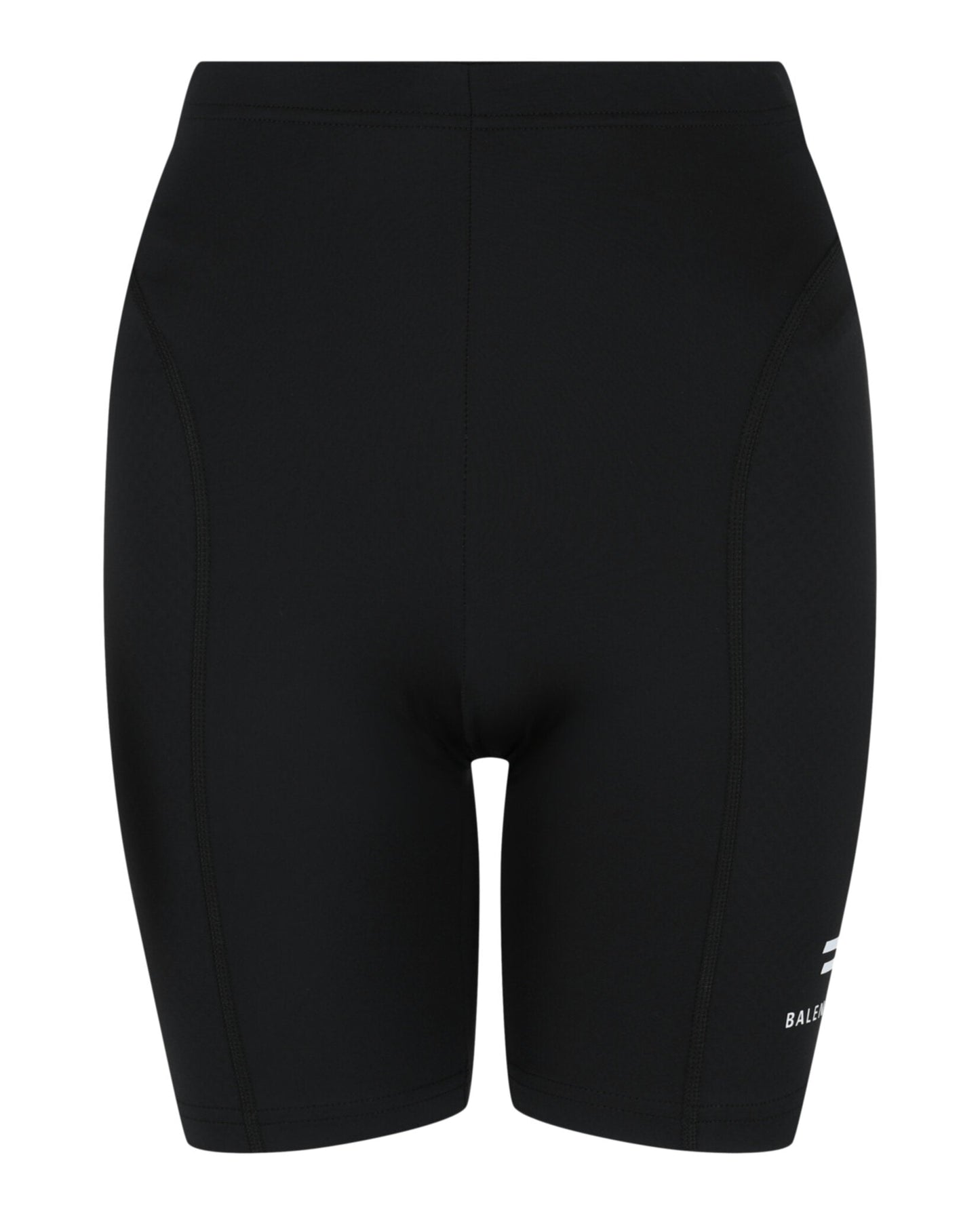 Balenciaga Logo Print Athletic Cycling Shorts