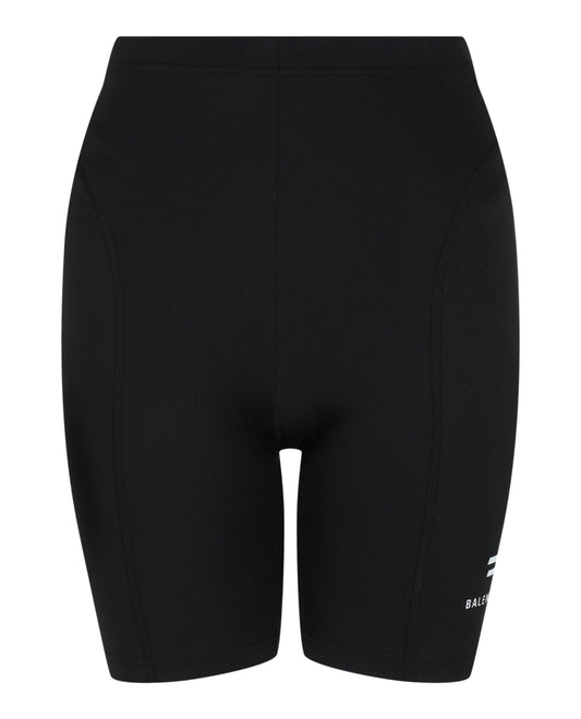Balenciaga Logo Print Athletic Cycling Shorts