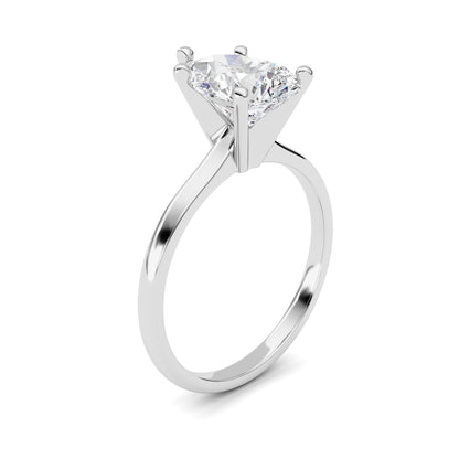 2Cttw Pear Shaped Lab Grown Diamond Classic Solitaire Ring in 14K Gold (F/VS)