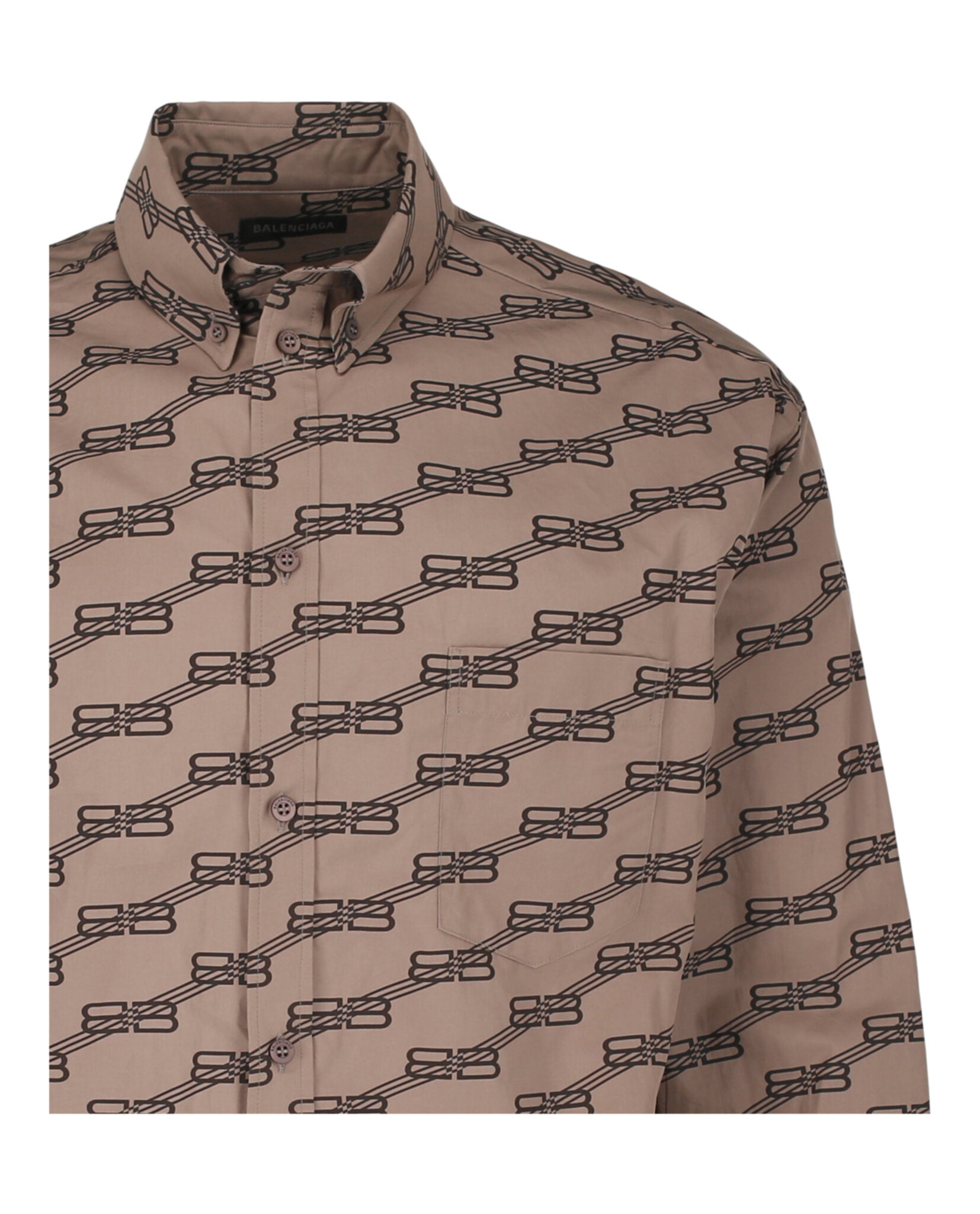 monogram long sleeve dress shirts Monogram Degrade Long Sleeve Silk Shirt Casablanca