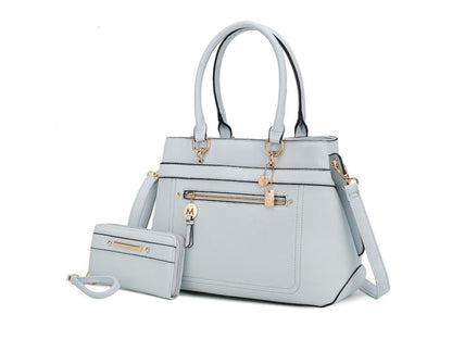 MKF Collection by Mia K. - Gardenia Tote Bag and Wallet Set