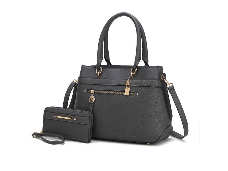 MKF Collection by Mia K. - Gardenia Tote Bag and Wallet Set