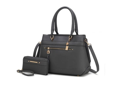 MKF Collection by Mia K. - Gardenia Tote Bag and Wallet Set