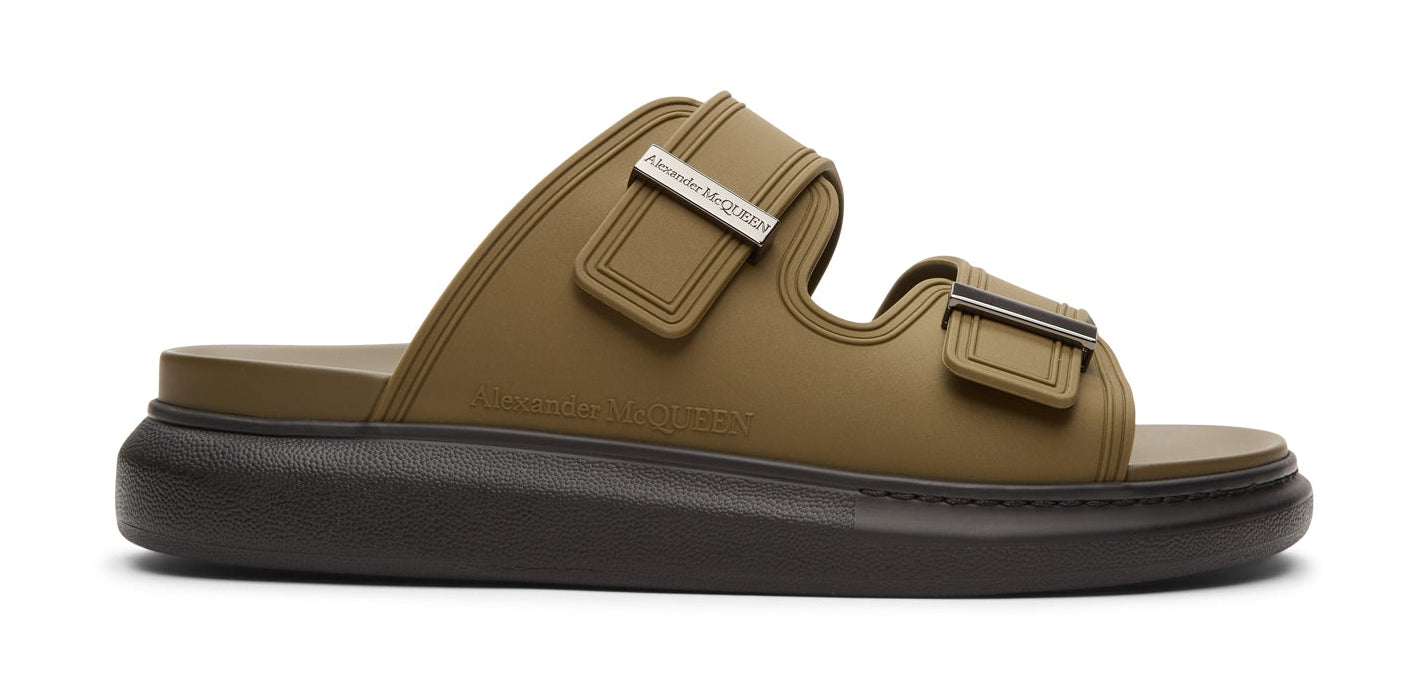 Men's Alexander McQueen Rubber Hybrid Slide Sandal