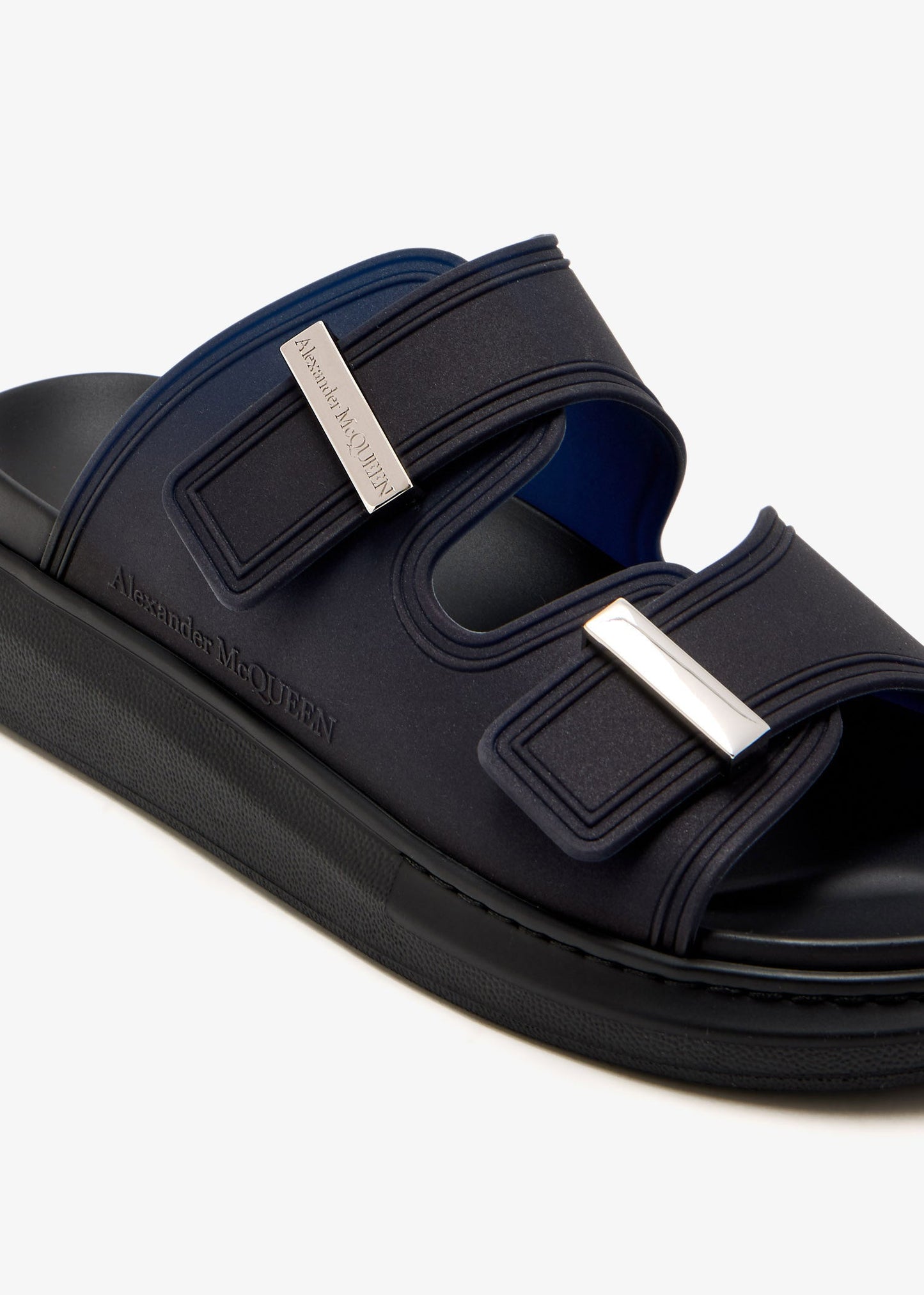 Men's Alexander McQueen Rubber Hybrid Slide Sandal